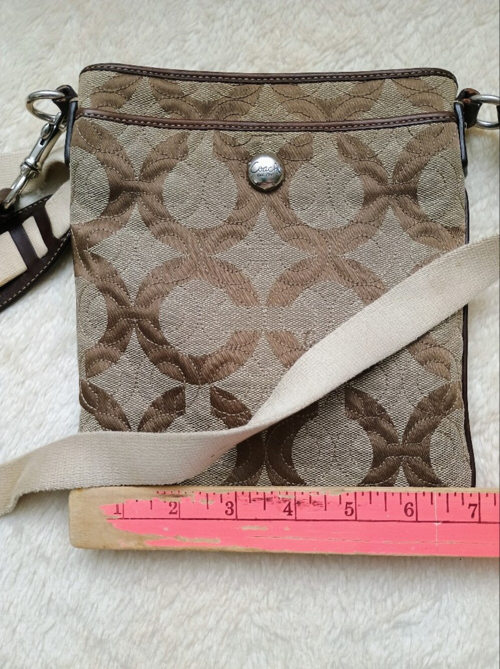 Vintage Coach Gramercy Quilted Swingpack Crossbody (Style 42974)